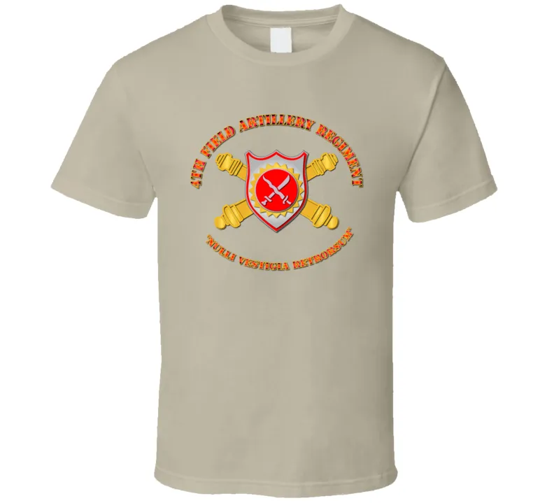 4th Field Artillery Regiment T Shirt, Premium and Hoodie