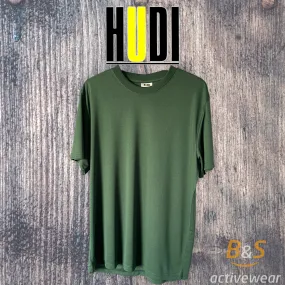 BSI 105 Forest Green -Men's Short Sleeve Crew Neck 100% Polyester Moisture Wicking Performance T-Shirt