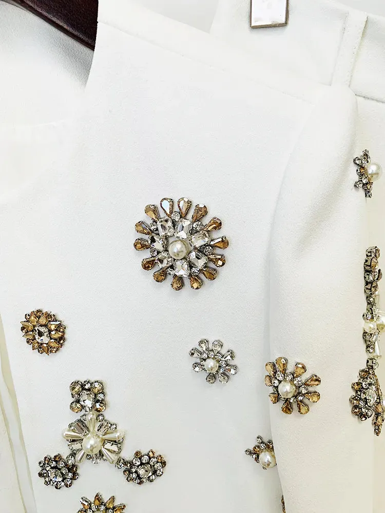 Cassidy Rhinestone Jacket & Flare Pants Set