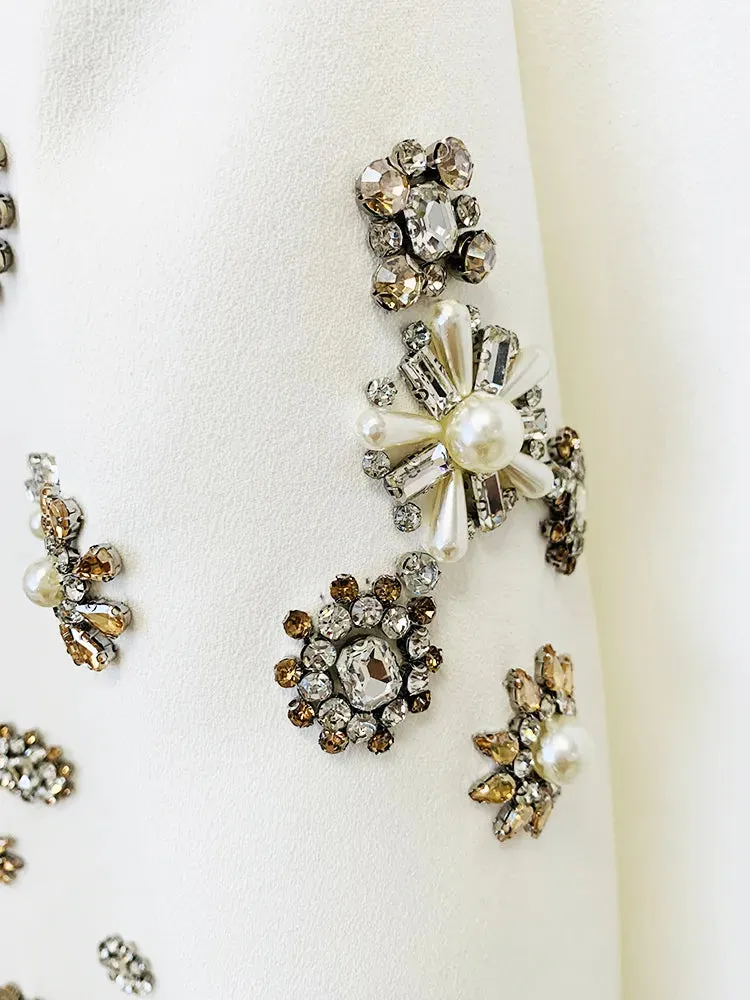 Cassidy Rhinestone Jacket & Flare Pants Set