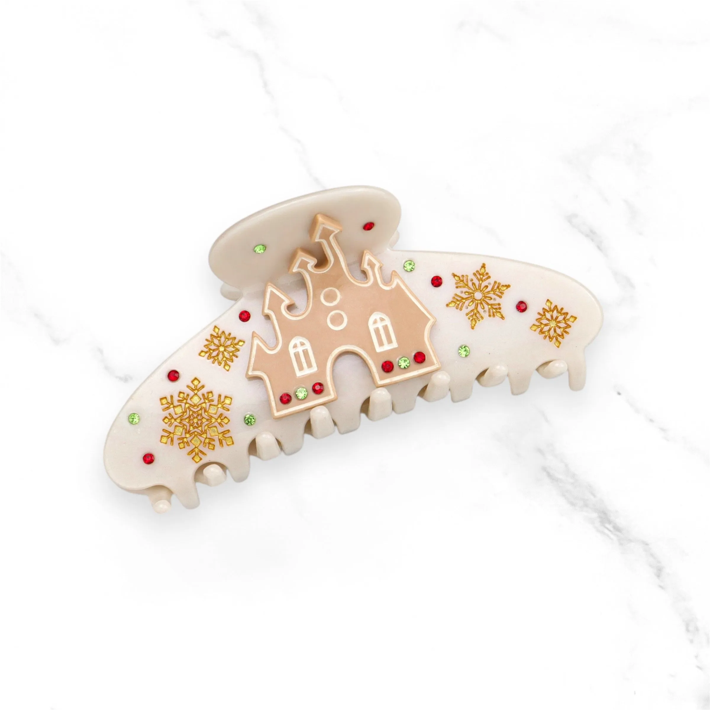 Claw Clip ~ Christmas ~  Holiday Castles