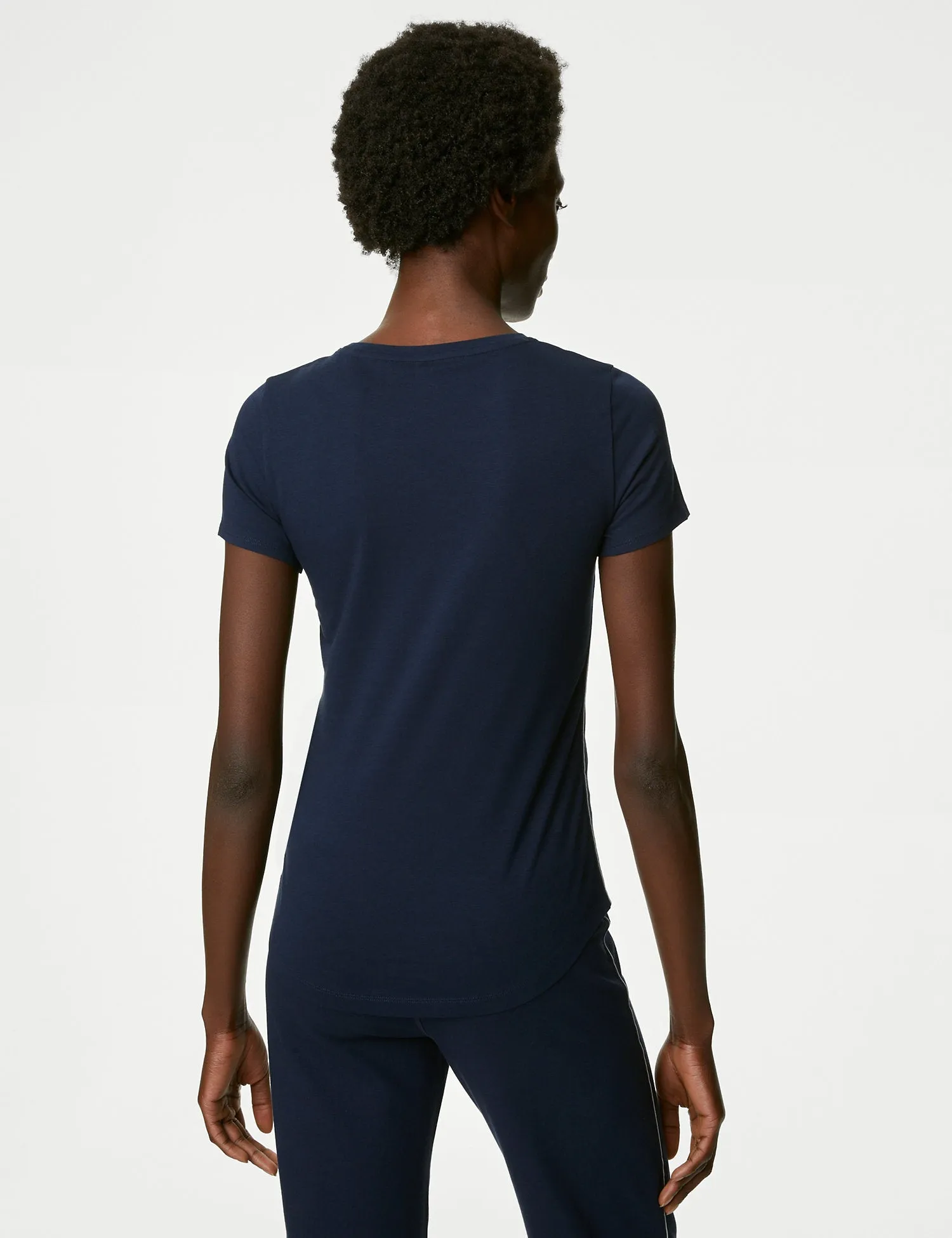 Cotton Rich Side Stripe T-Shirt