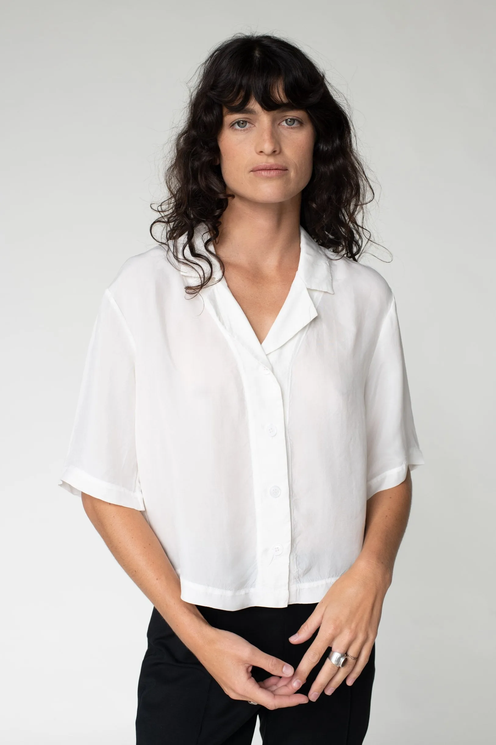 Cupro Camp Shirt