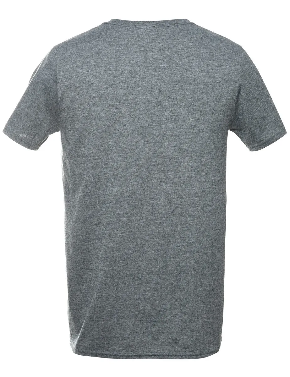 Grey Printed T-shirt - S