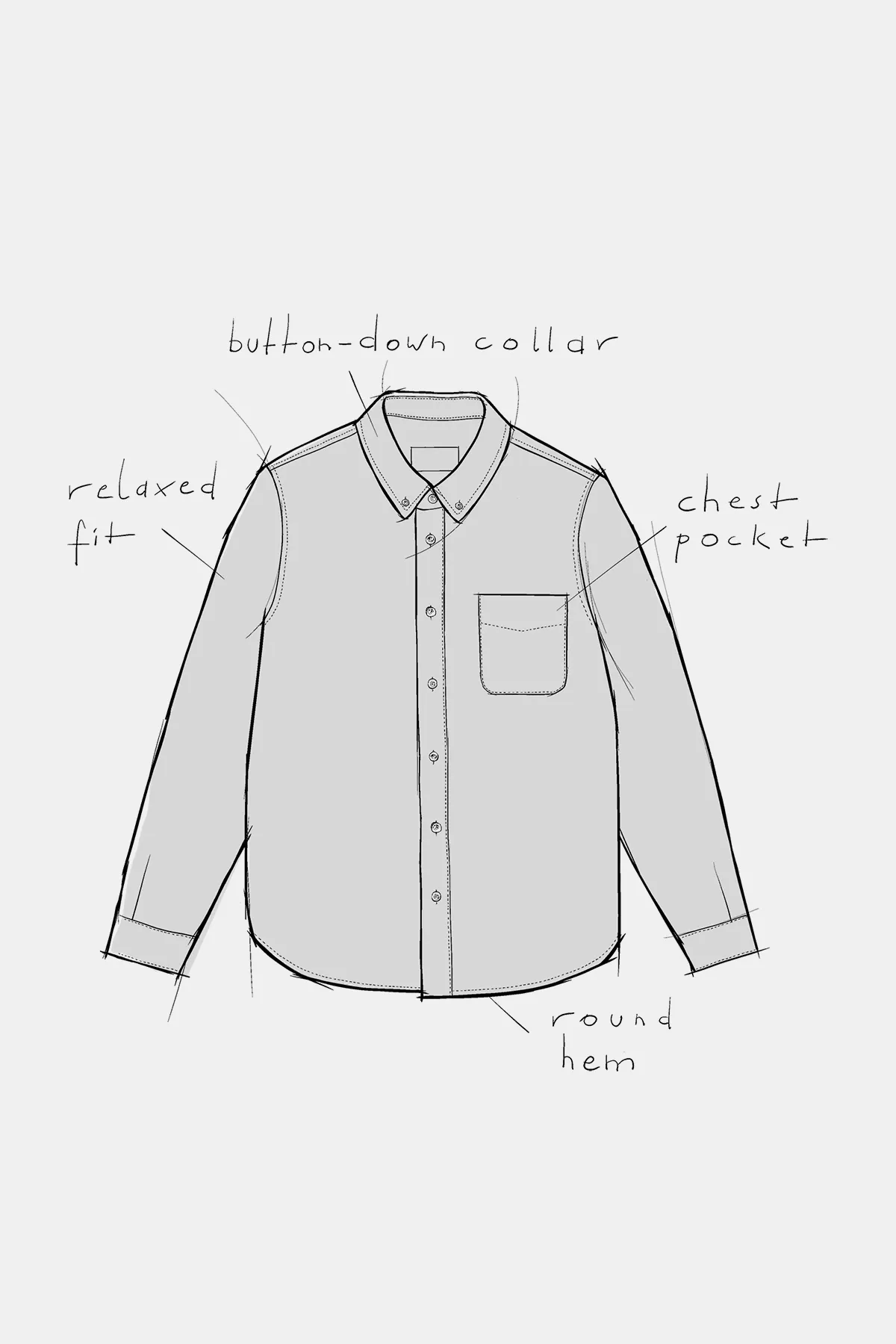 KEN shirt eco dobby cognac