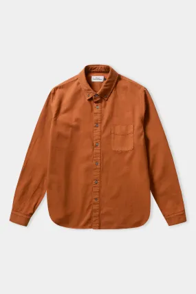 KEN shirt eco dobby cognac