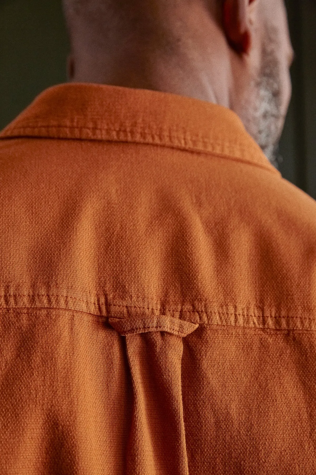 KEN shirt eco dobby cognac