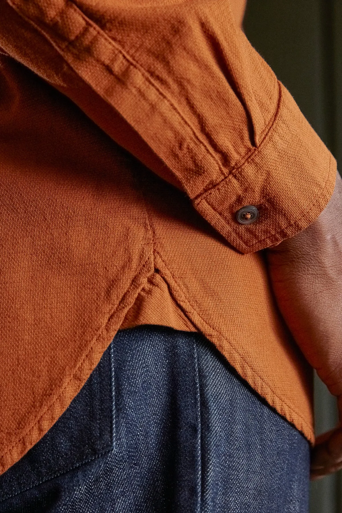 KEN shirt eco dobby cognac