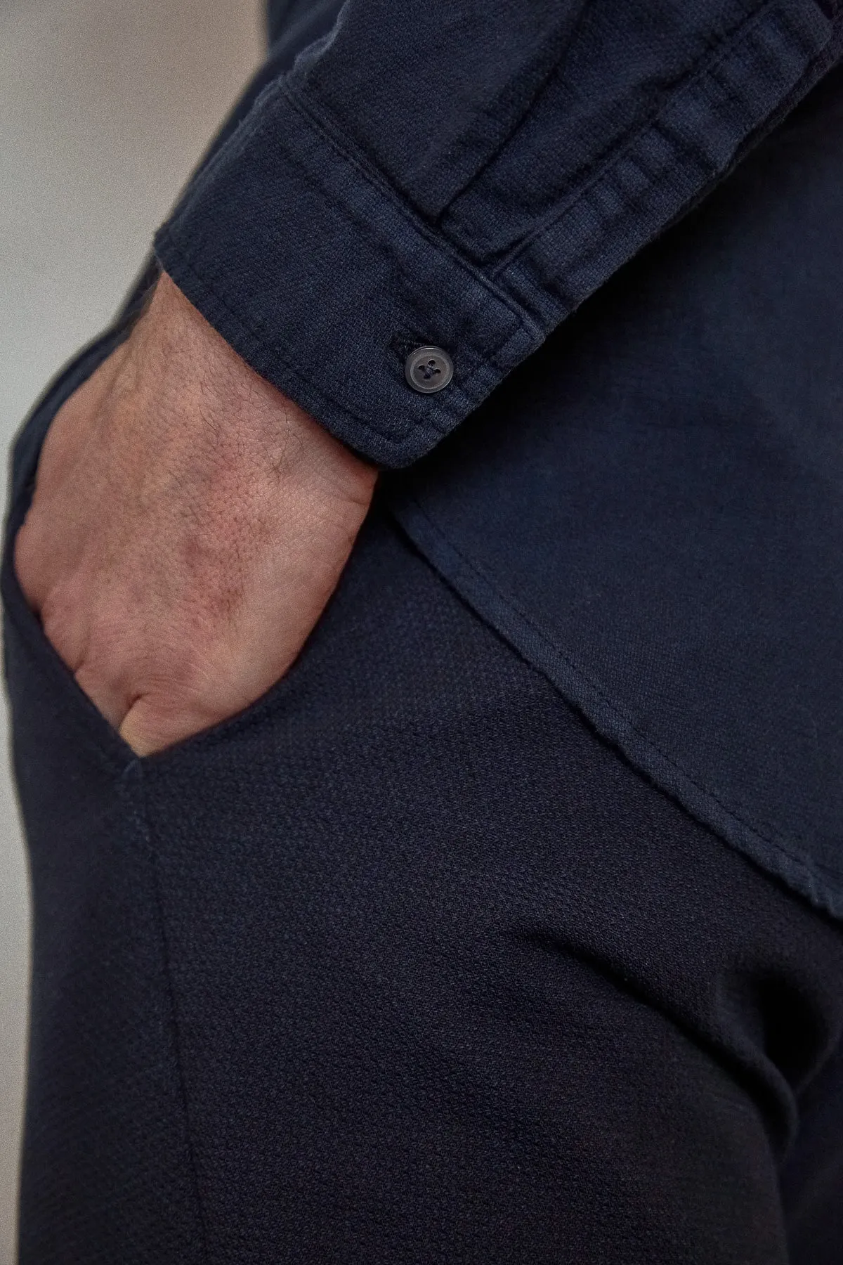 KEN shirt eco dobby navy