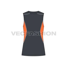Mens Fitness Training Vest Template