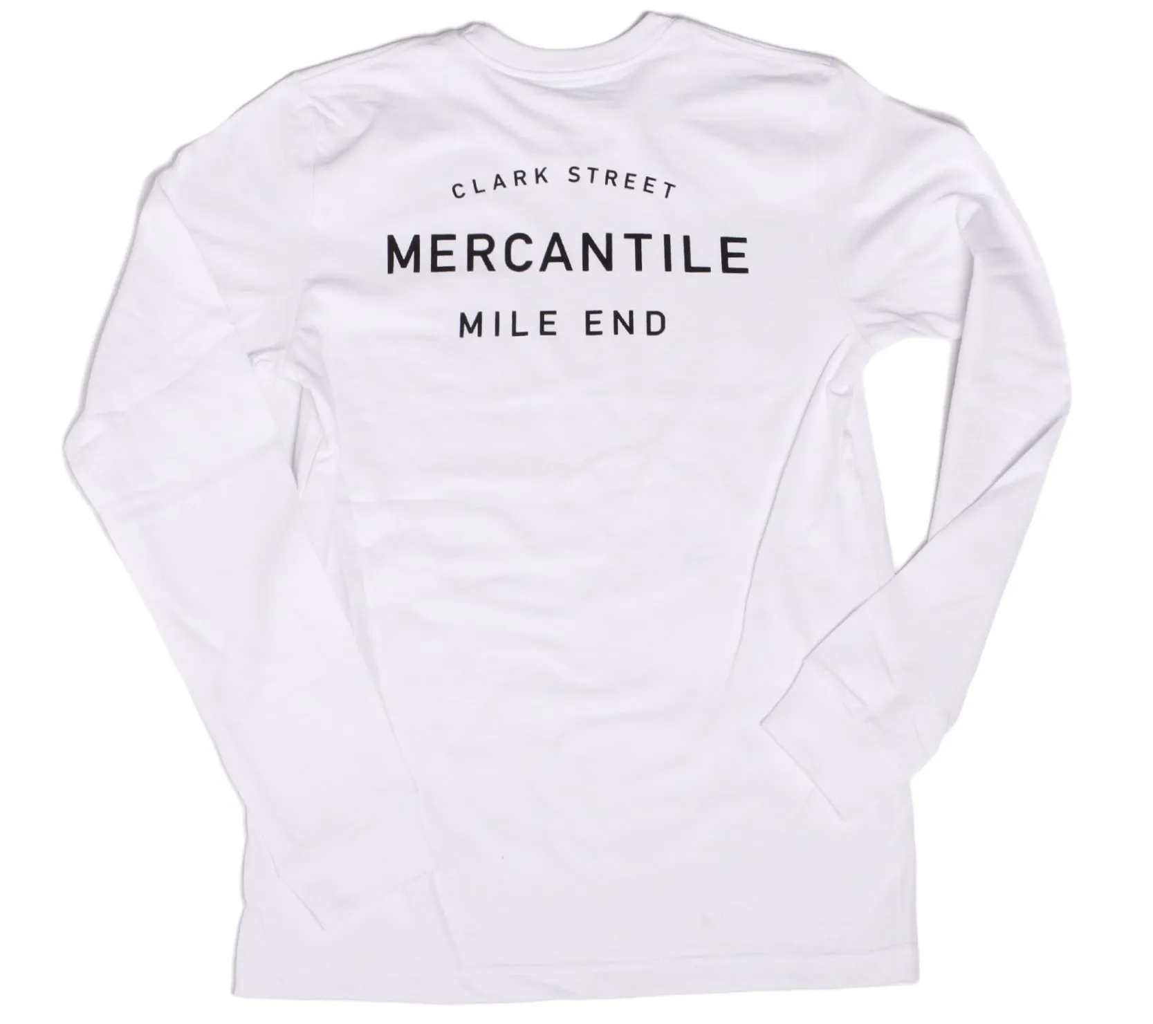 Mercantile LS Shop T-Shirt | White