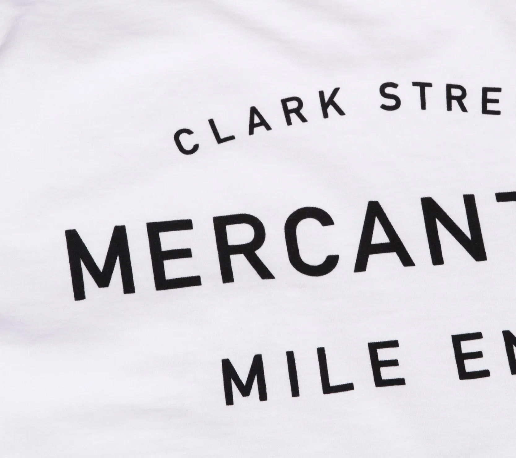 Mercantile LS Shop T-Shirt | White