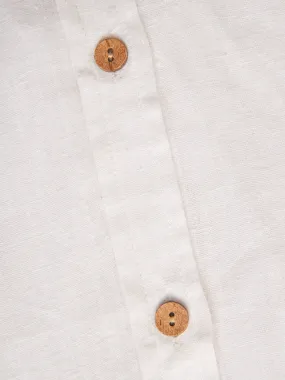 Morning mist linen shirt