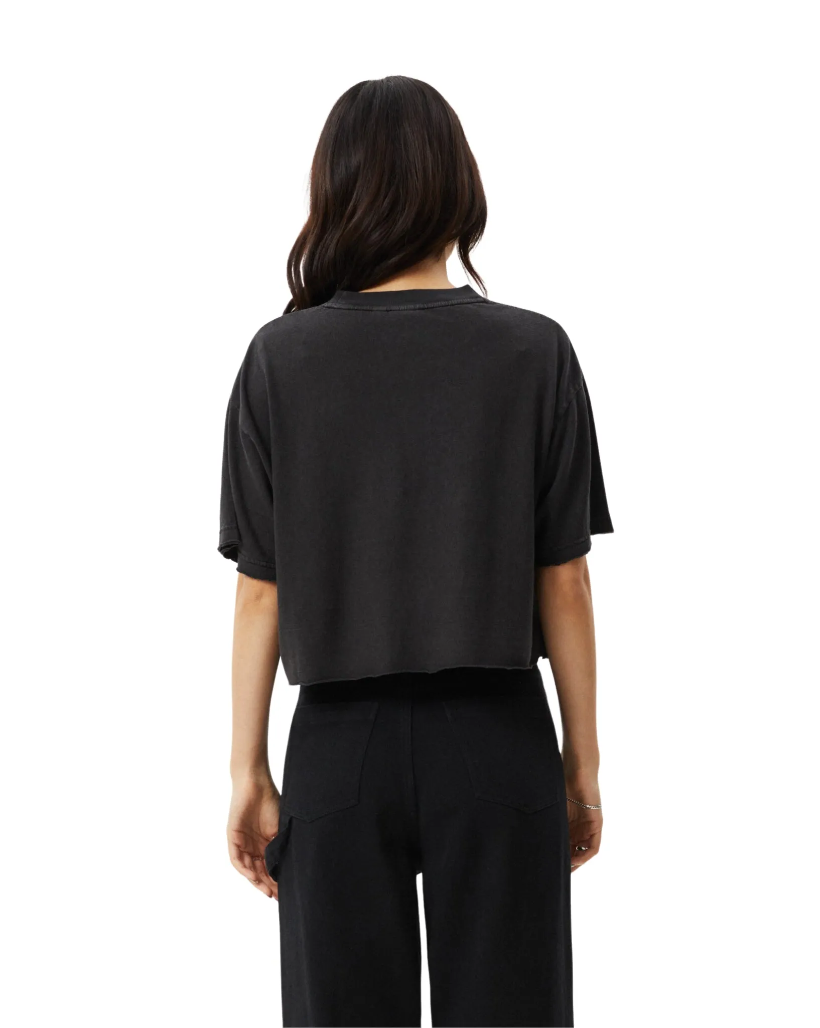 Nirvana Cropped Hemp Oversized Tee