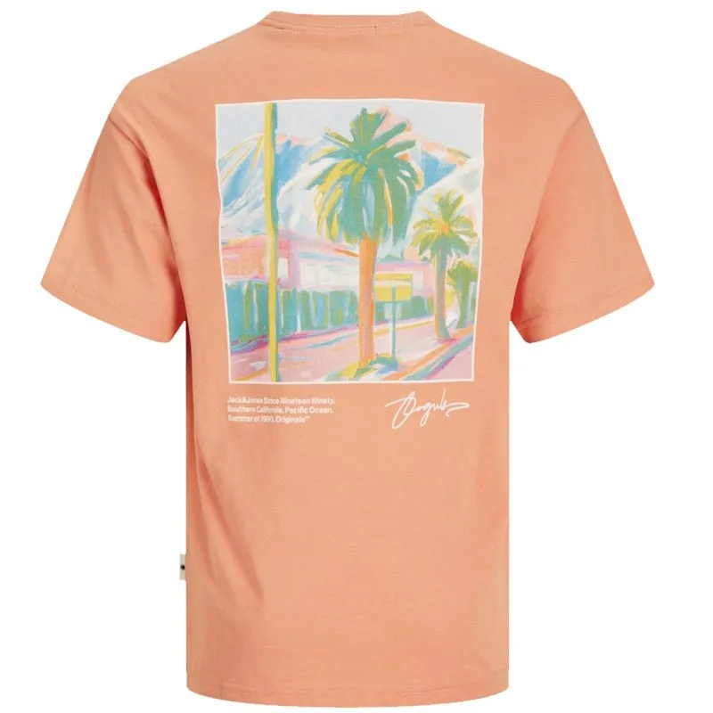Oranje t-shirt Aruba Landscape