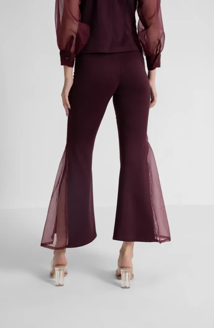 Organza Flared Pants