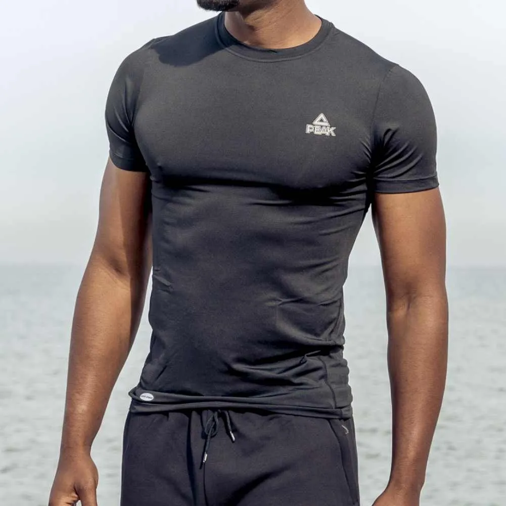 PEAK Men's P-DRY Compression Tee