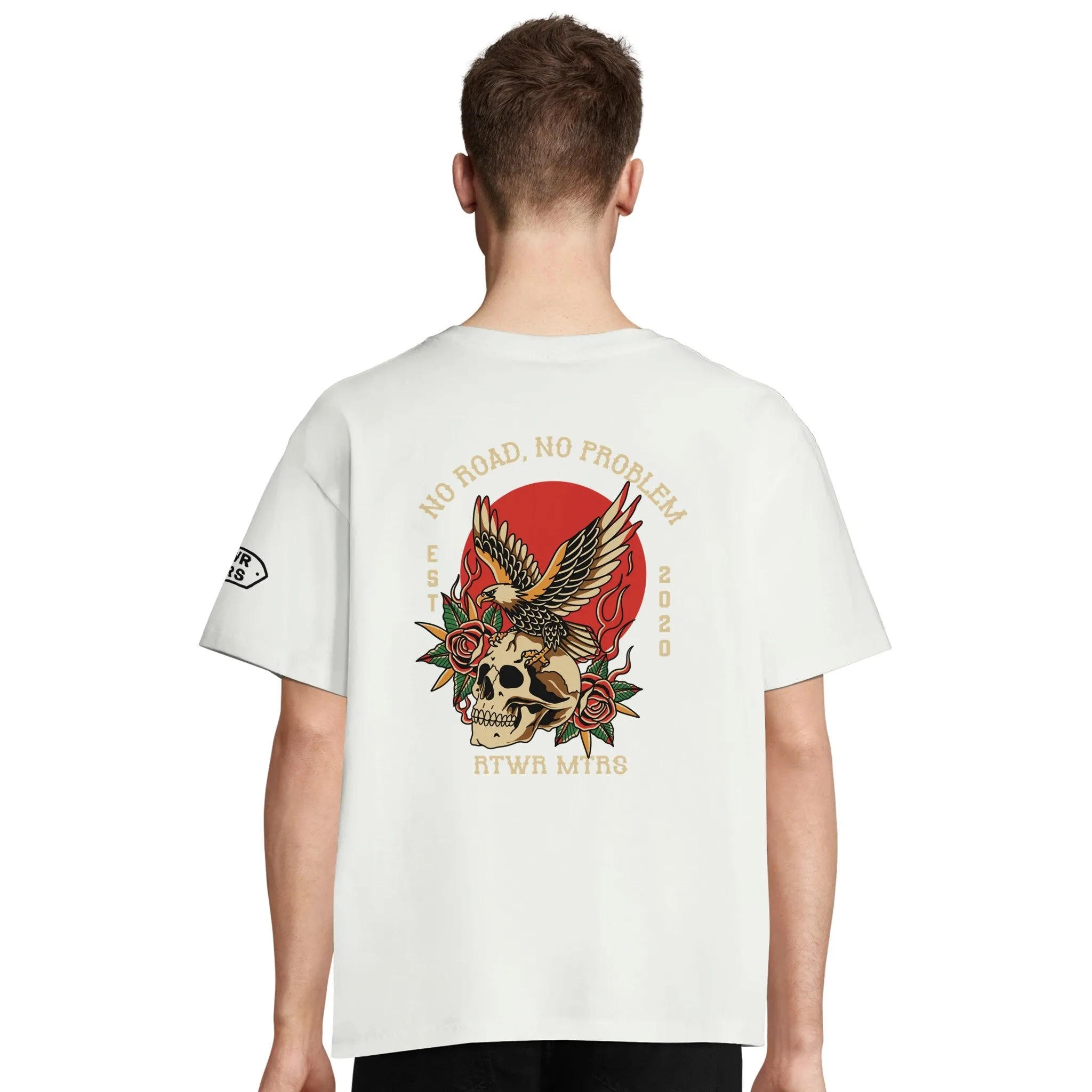 RTWR MTRS "No Road No Problem" Oversized T-Shirt