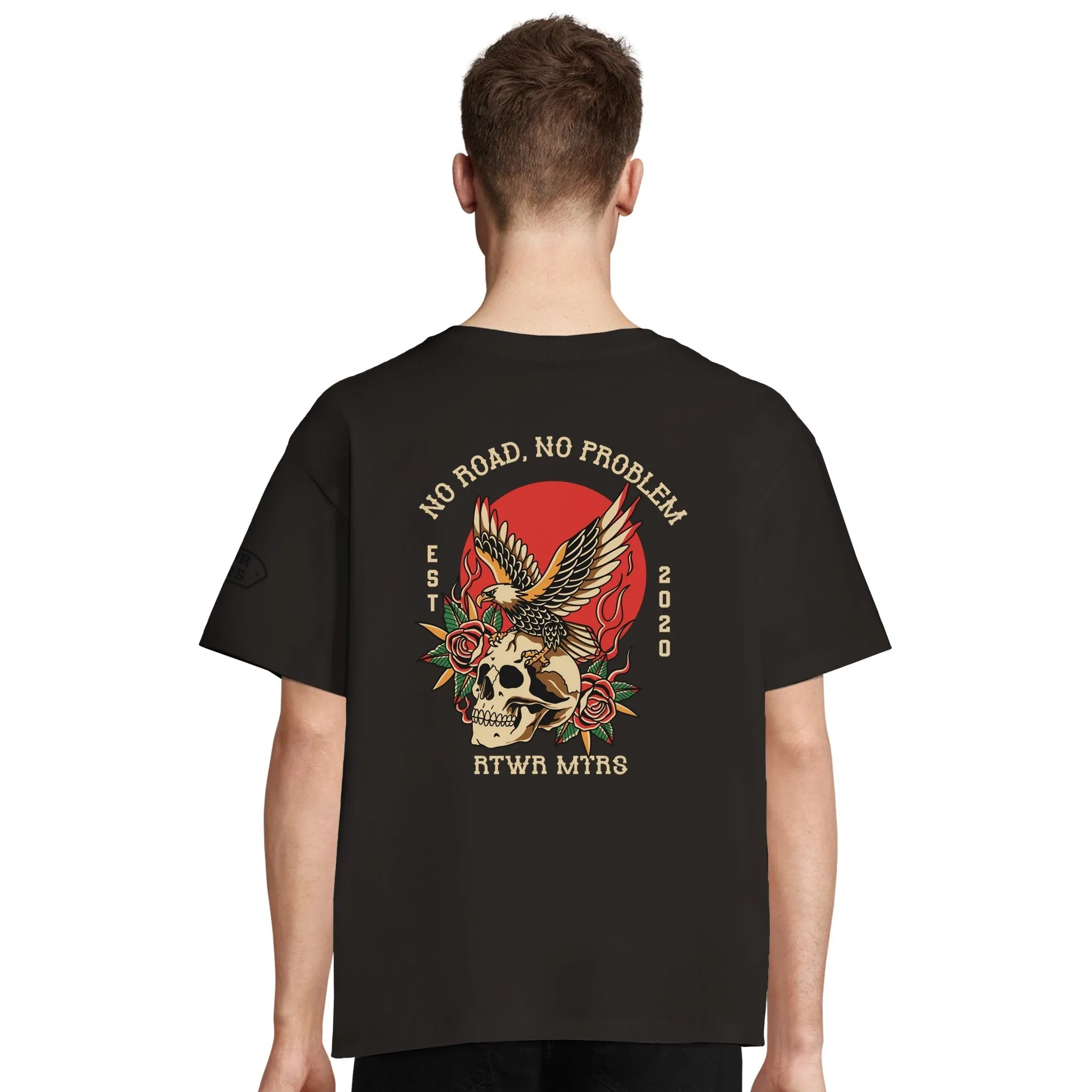 RTWR MTRS "No Road No Problem" Oversized T-Shirt