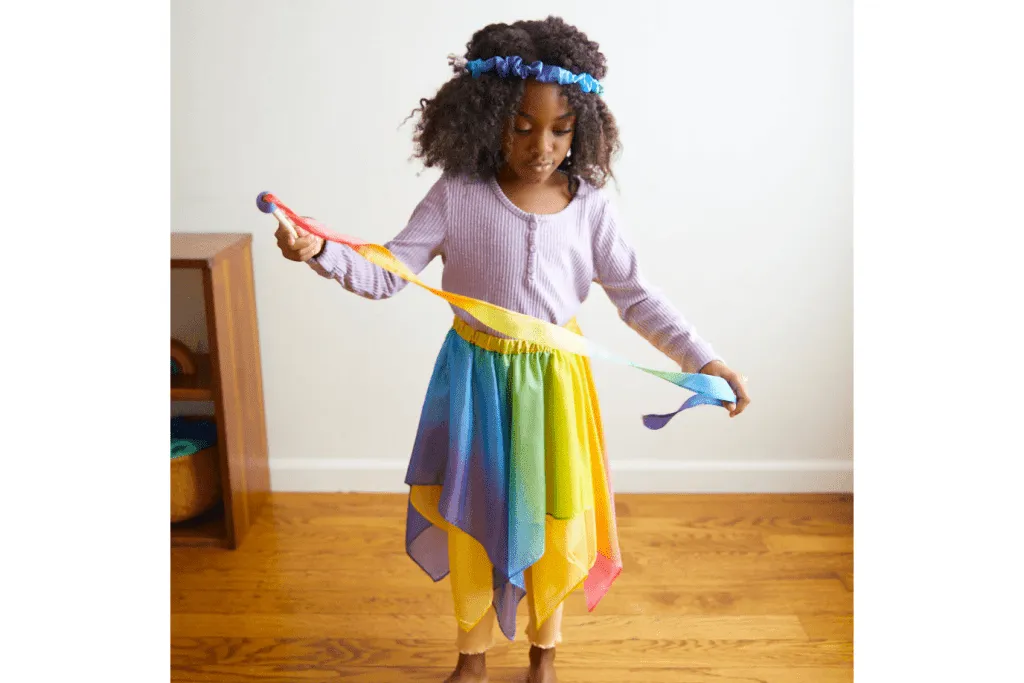 Sarah's Silks Reversible Rainbow Skirt