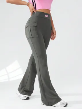 Solid Color Flared Pants SS24