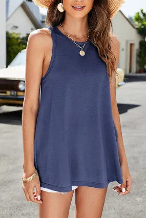 Solid Color Loose Tank Top