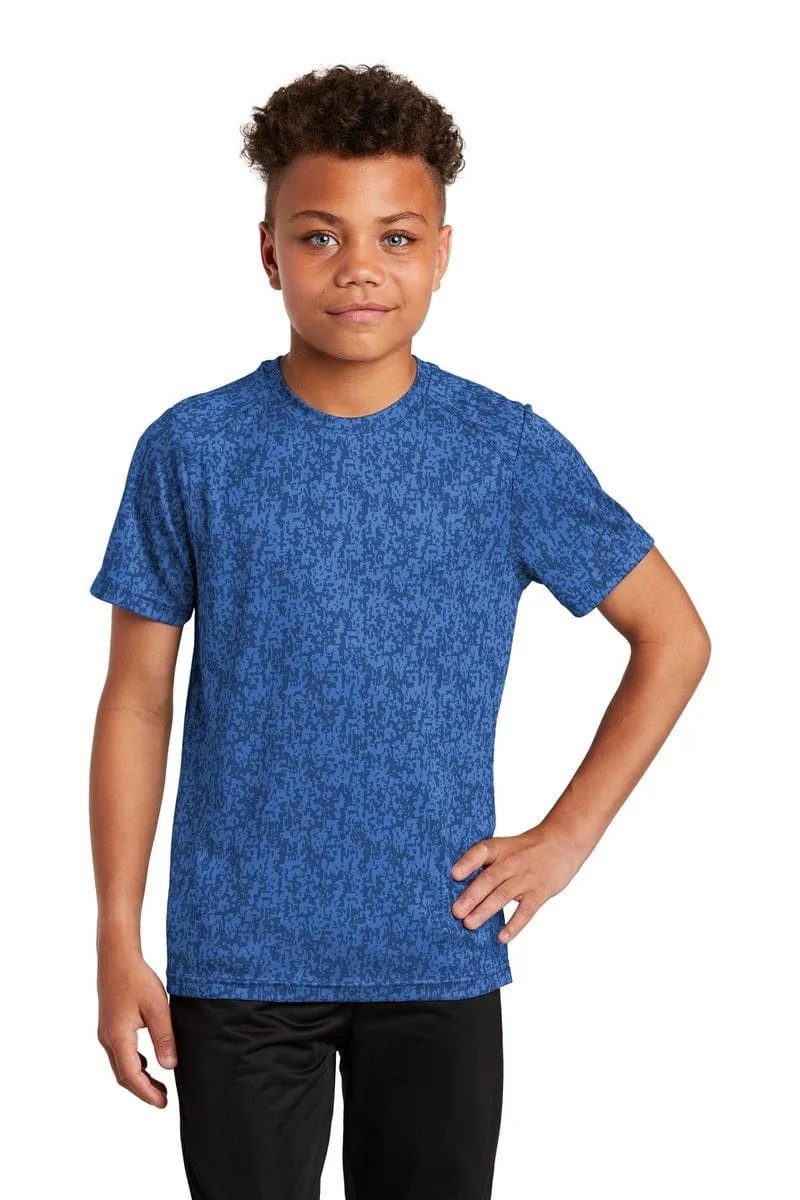 Sport-Tek YST460: Youth Digi Camo Tee