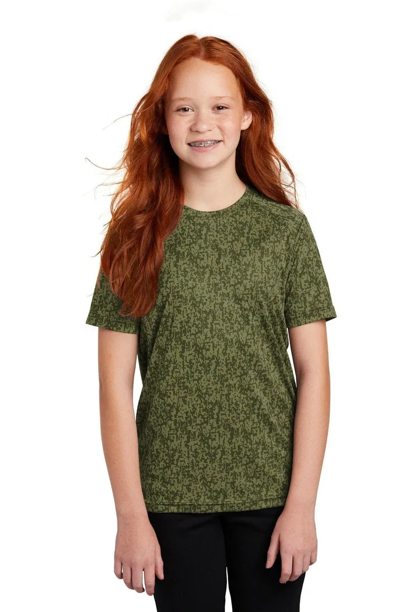 Sport-Tek YST460: Youth Digi Camo Tee