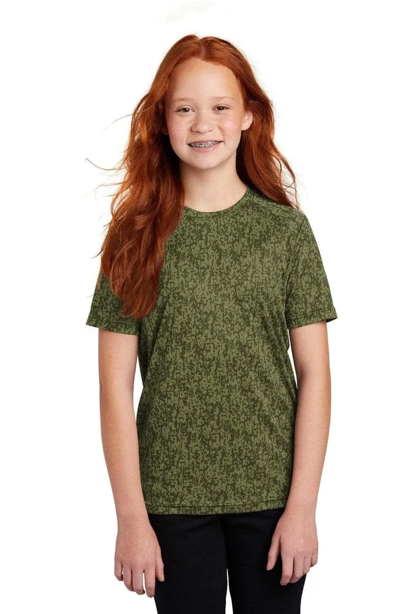 Sport-Tek YST460: Youth Digi Camo Tee
