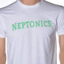 T-Shirt Bubble Dive White-Green Print