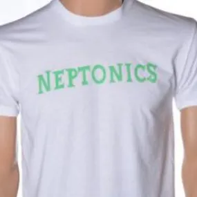 T-Shirt Bubble Dive White-Green Print