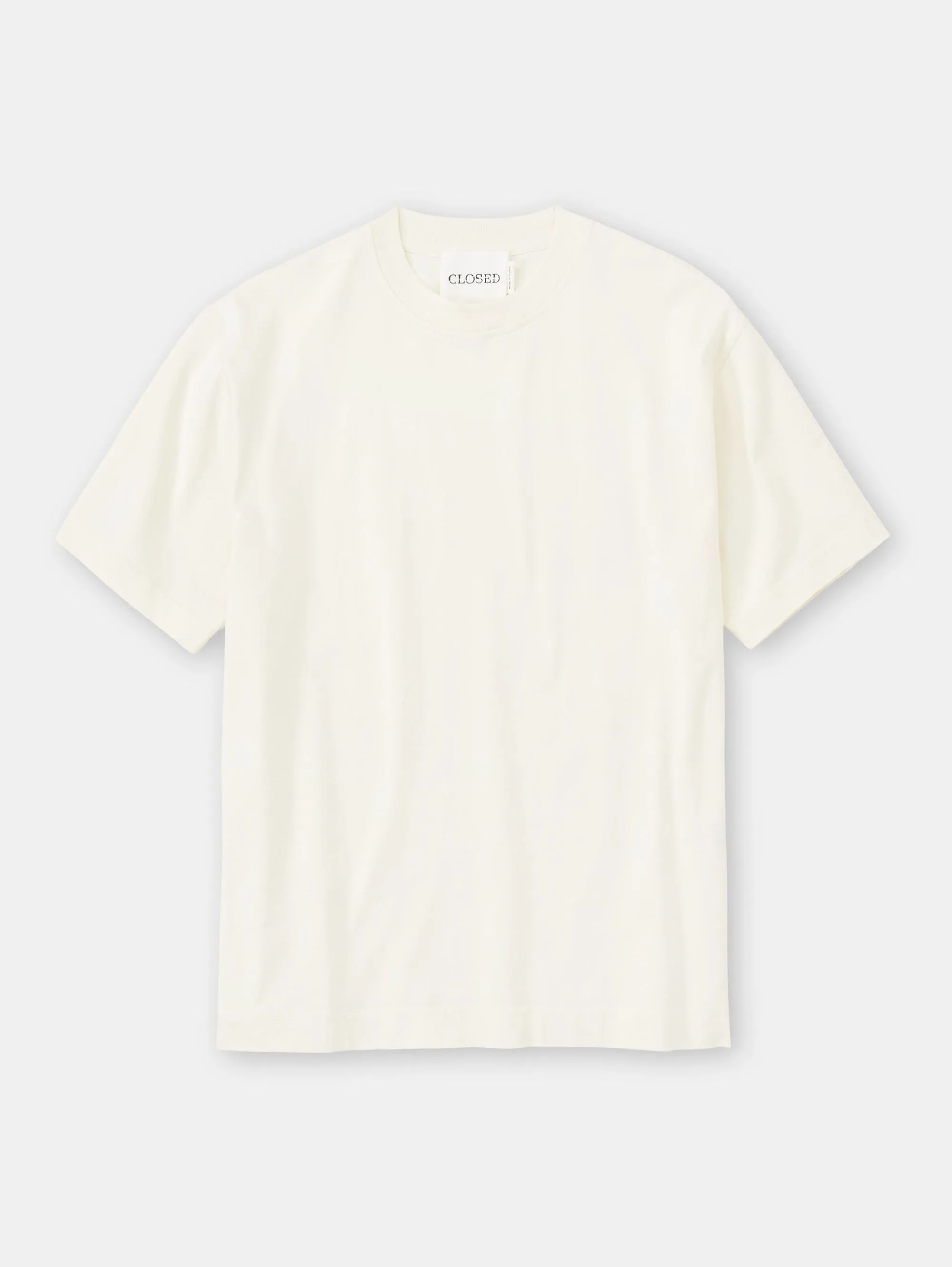 T-Shirt in Cotone Ecologico Avorio