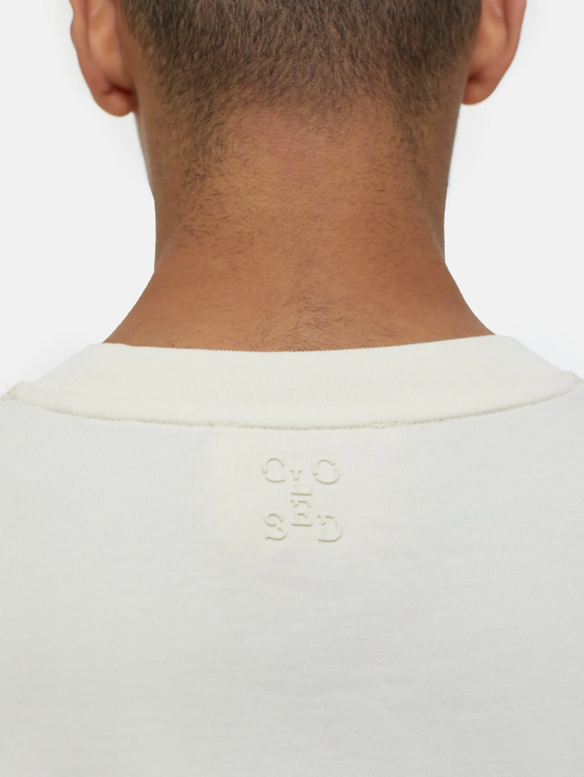 T-Shirt in Cotone Ecologico Avorio