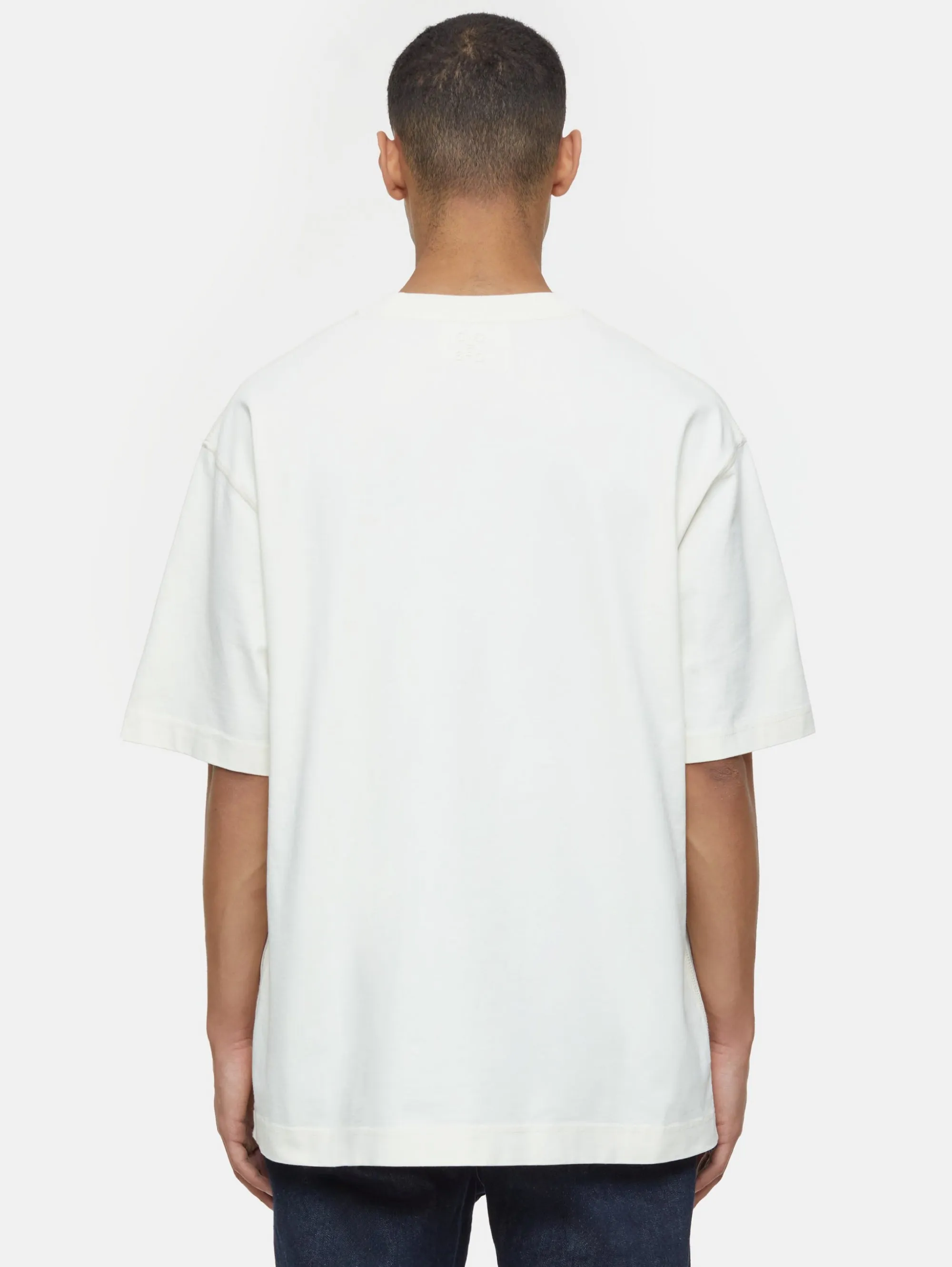 T-Shirt in Cotone Ecologico Avorio