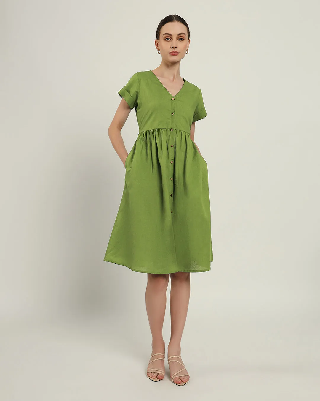 The Valence Fern Cotton Dress