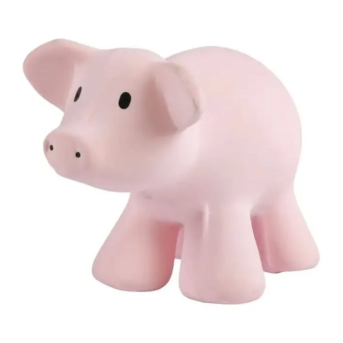 Tikiri Pig Teether, Rattle & Bath Toy