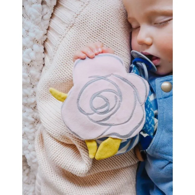 Tikiri Scrunchies- Flower Rose with Crinkle