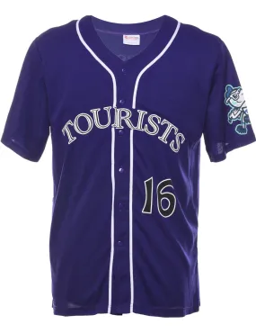 Tourists Purple Printed Jersey - M