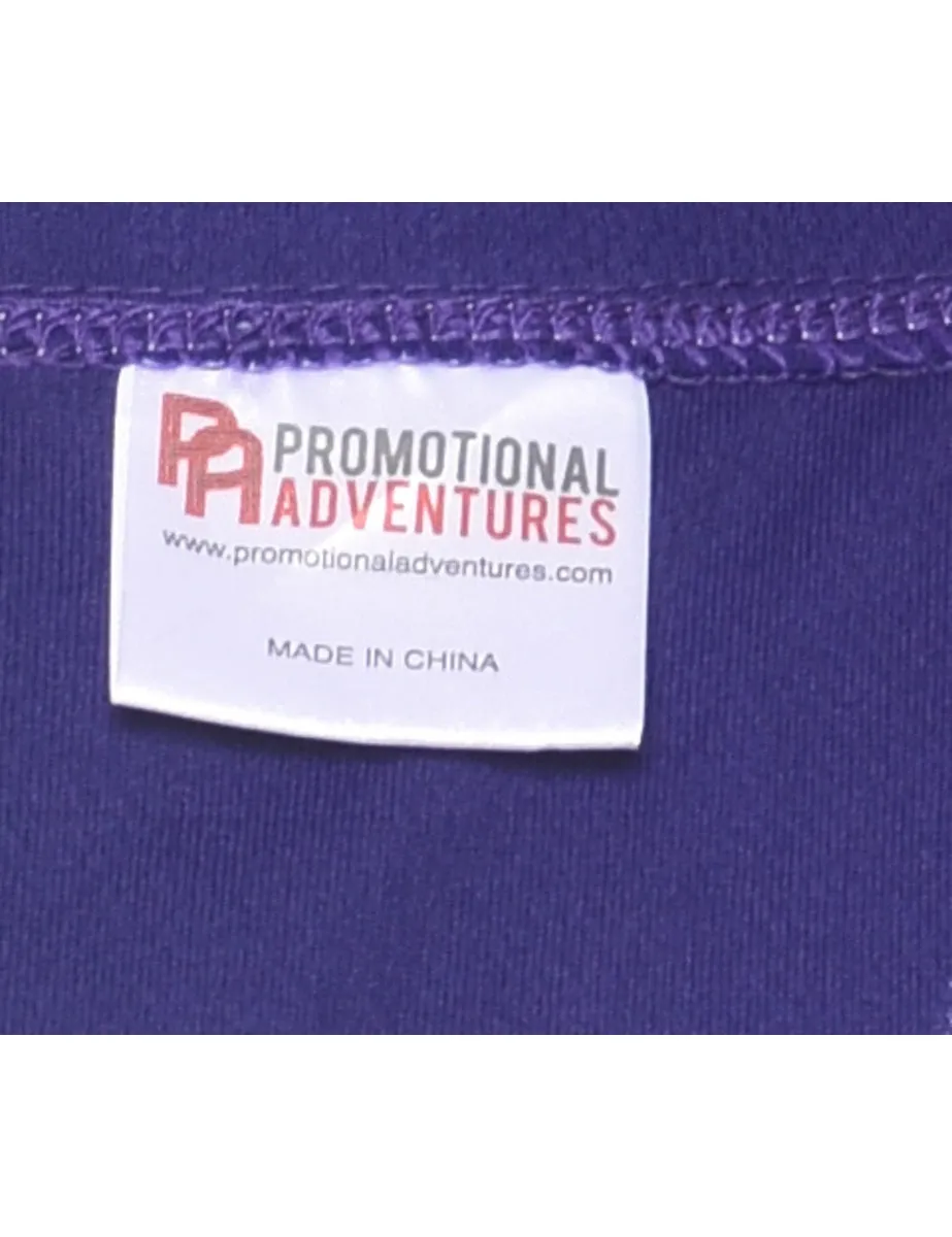 Tourists Purple Printed Jersey - M