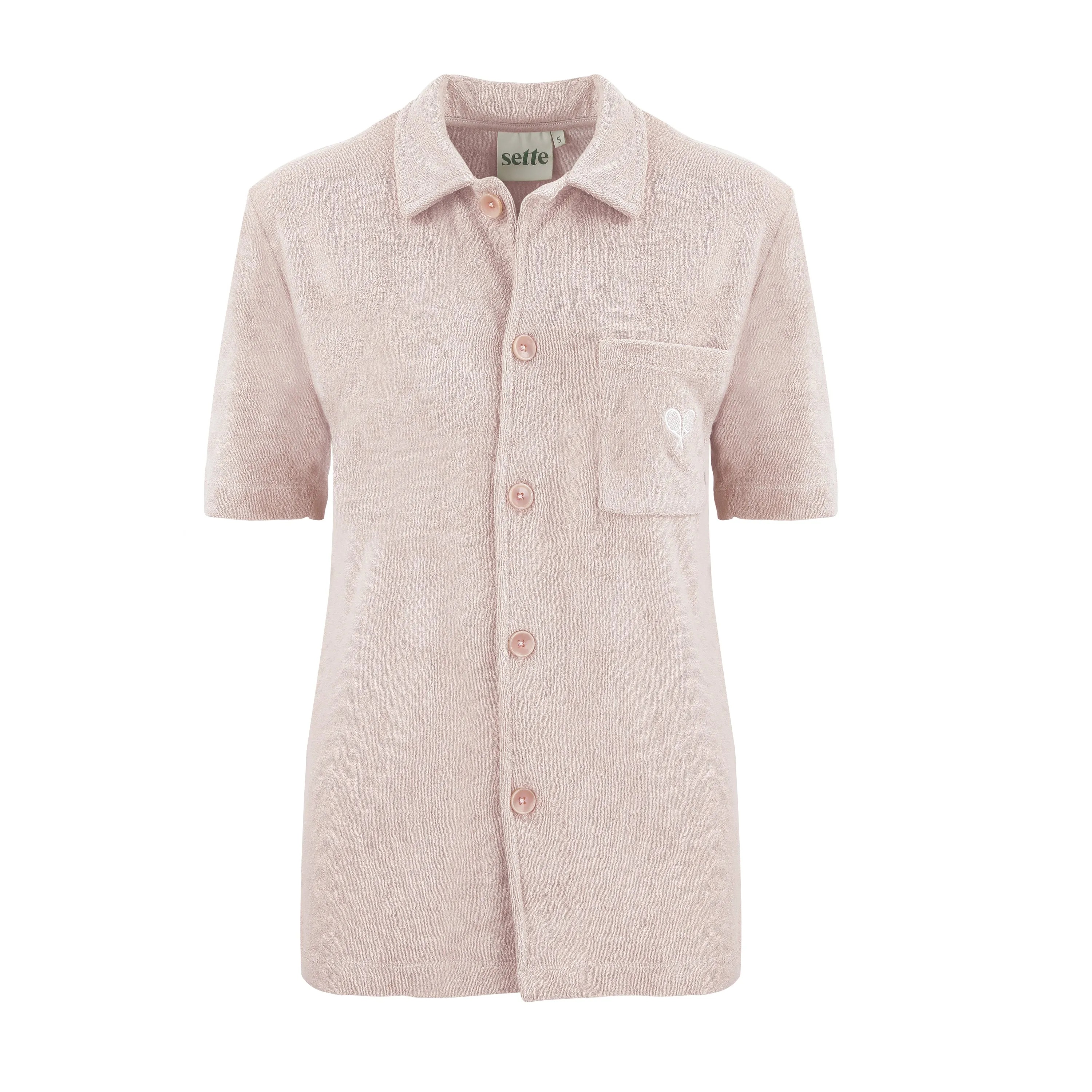 Towel Boy Cabana Shirt - Blush
