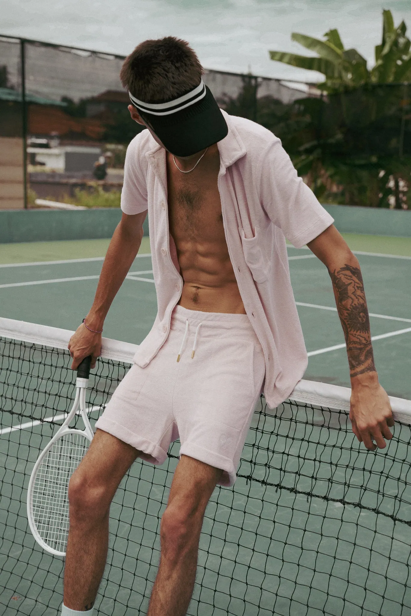 Towel Boy Cabana Shirt - Blush