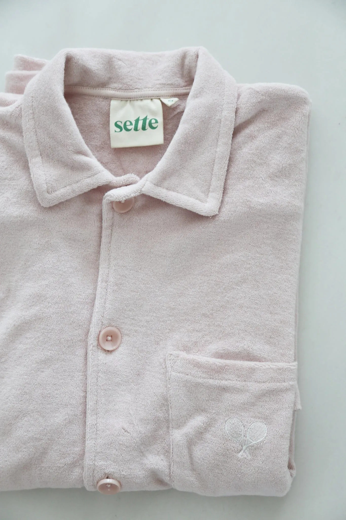 Towel Boy Cabana Shirt - Blush