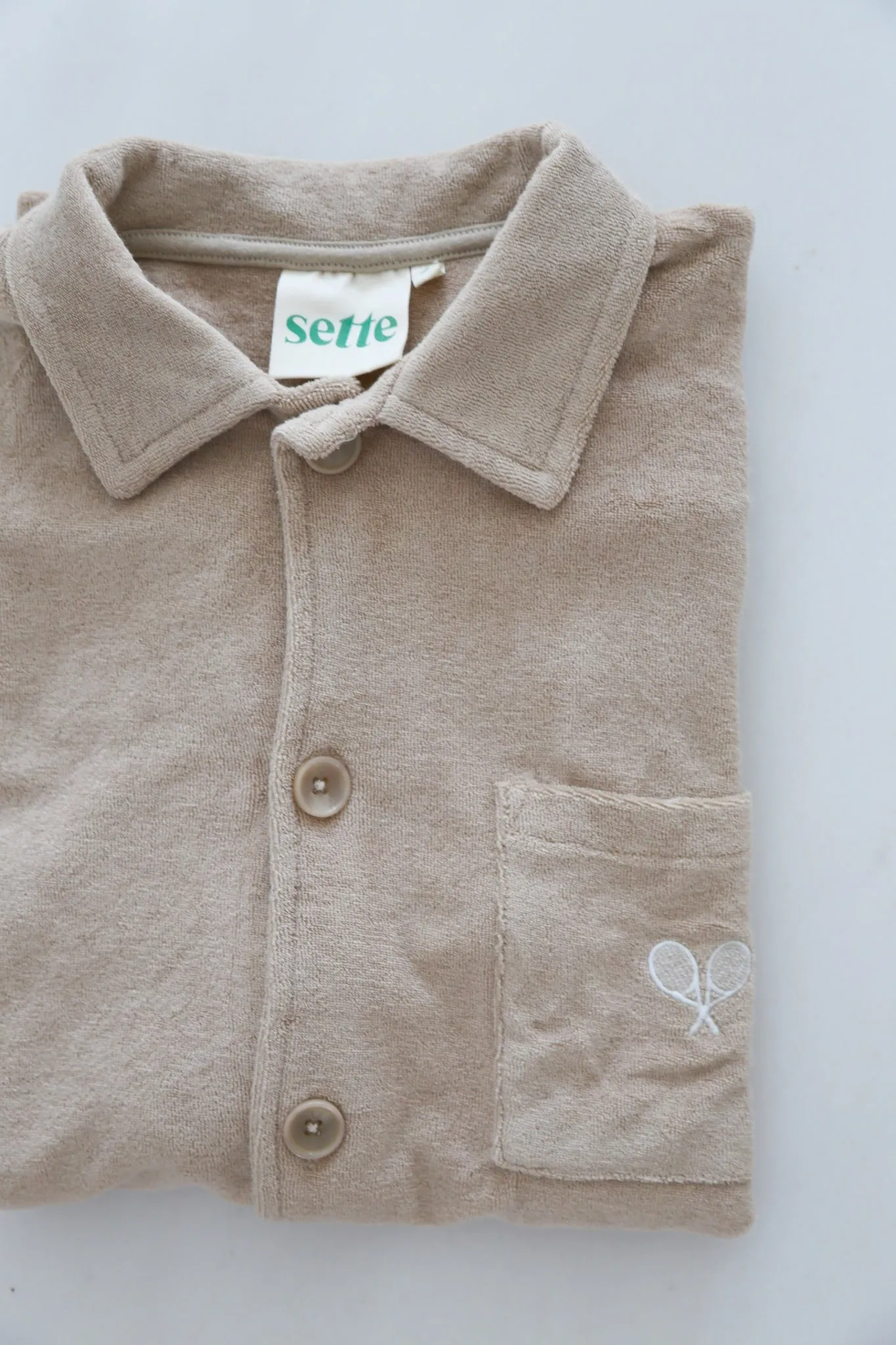 Towel Boy Cabana Shirt - Sand