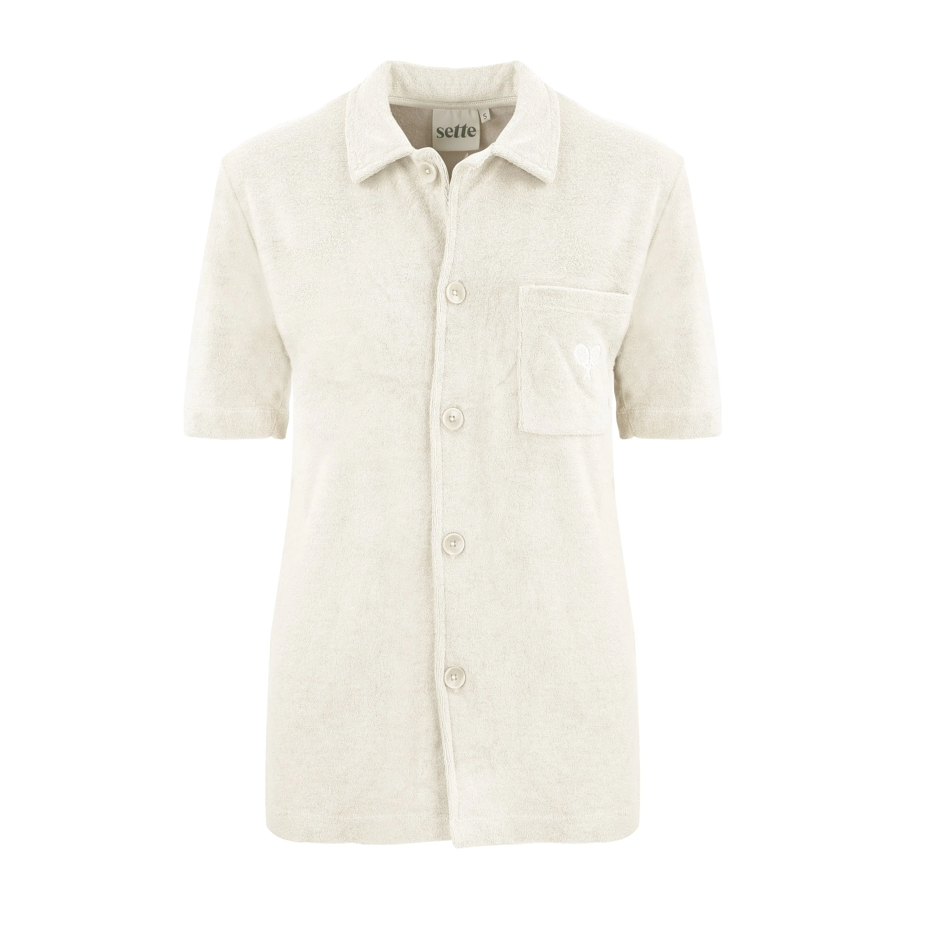 Towel Boy Cabana Shirt - Vintage White
