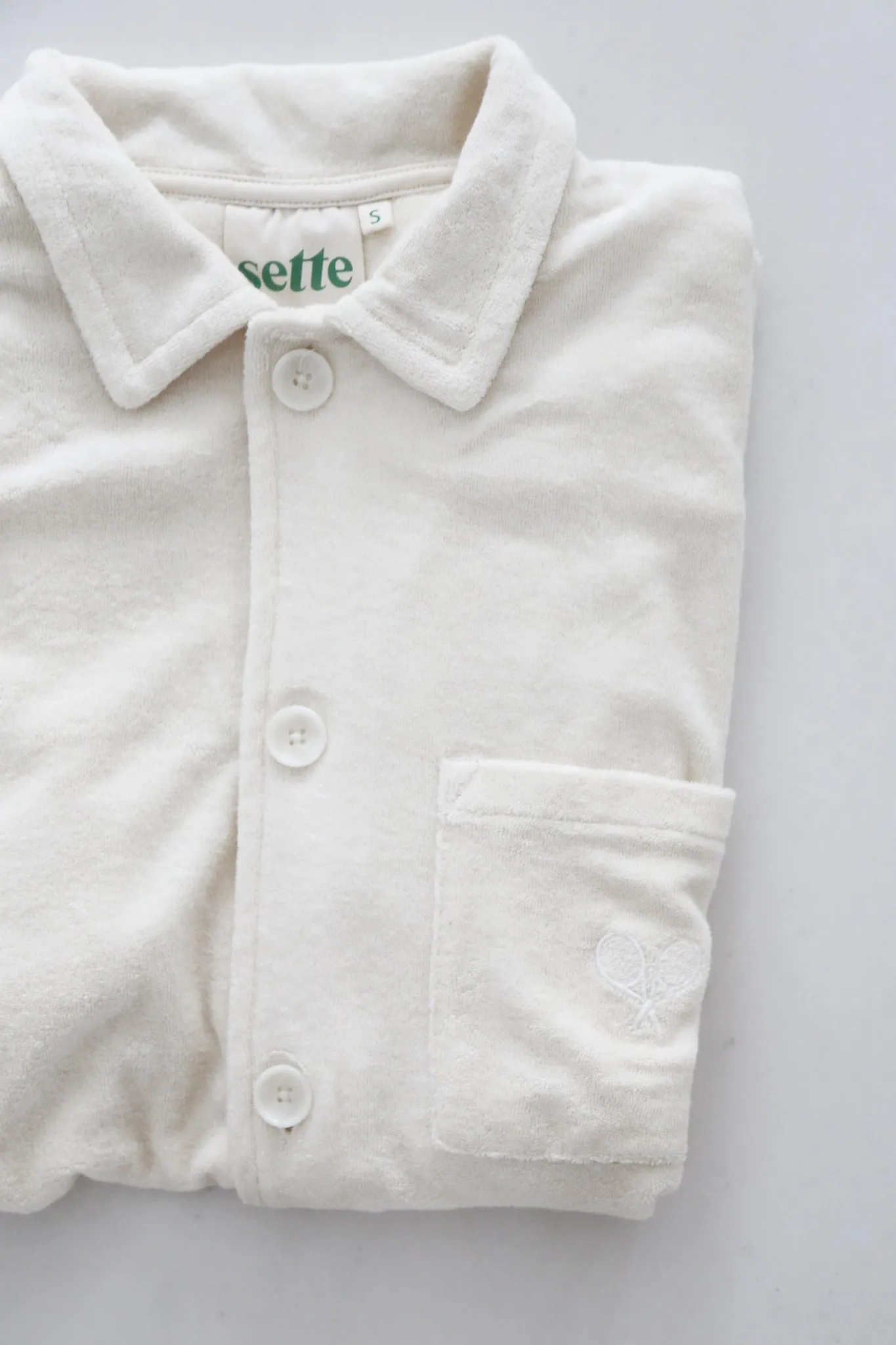 Towel Boy Cabana Shirt - Vintage White