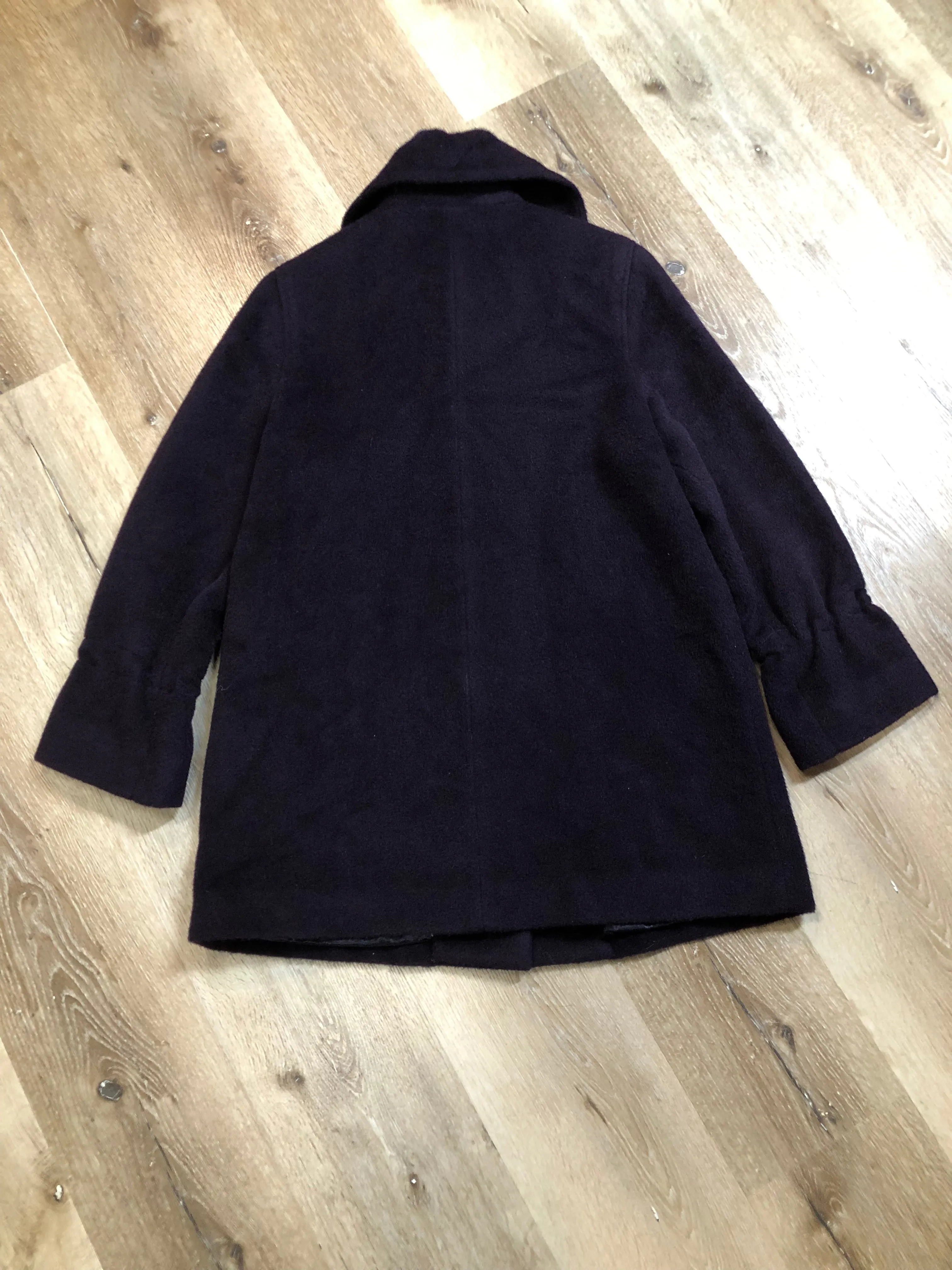 Vintage Me-Jay Purple Alpaca Mohair Wool Blend Coat, Made in CanadaSOLD