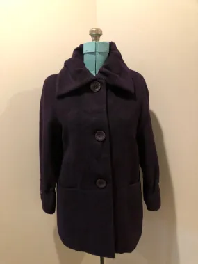 Vintage Me-Jay Purple Alpaca Mohair Wool Blend Coat, Made in CanadaSOLD