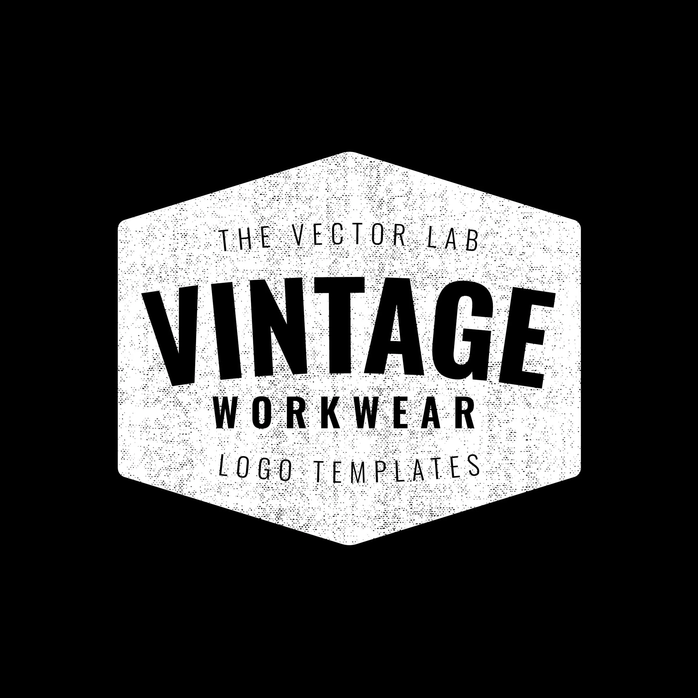 Vintage Workwear Logo Templates