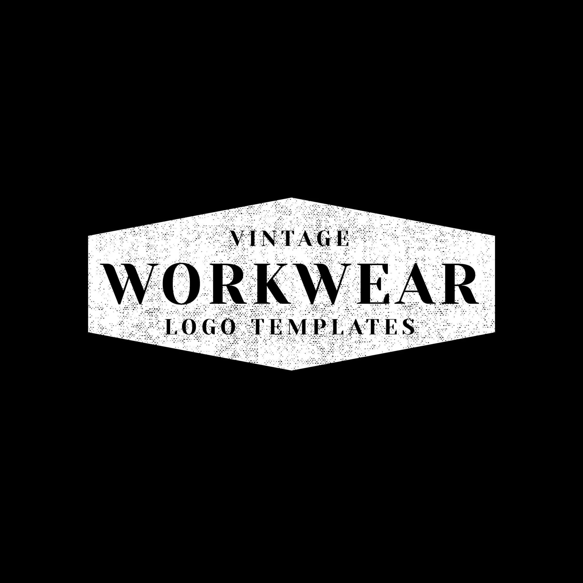 Vintage Workwear Logo Templates