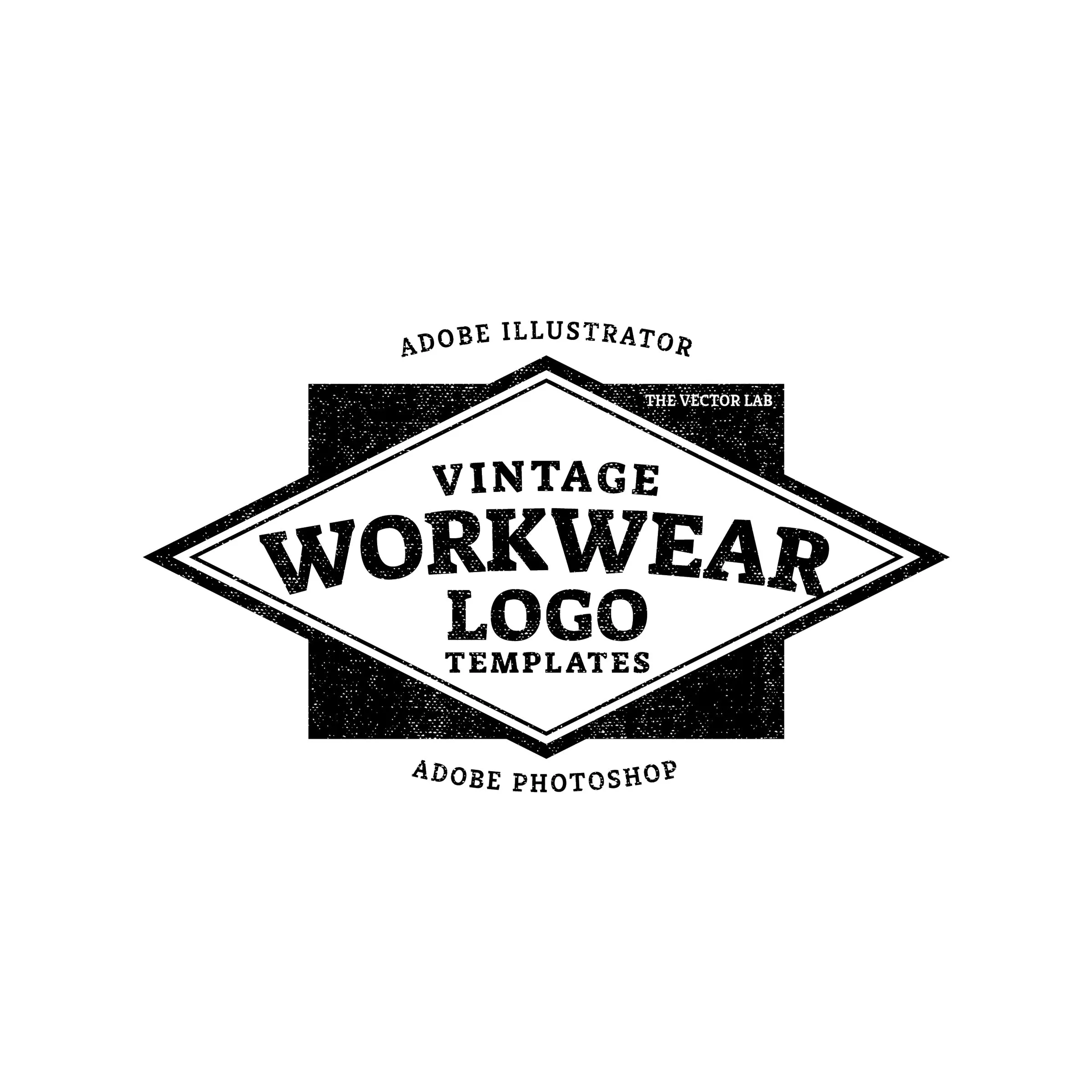 Vintage Workwear Logo Templates